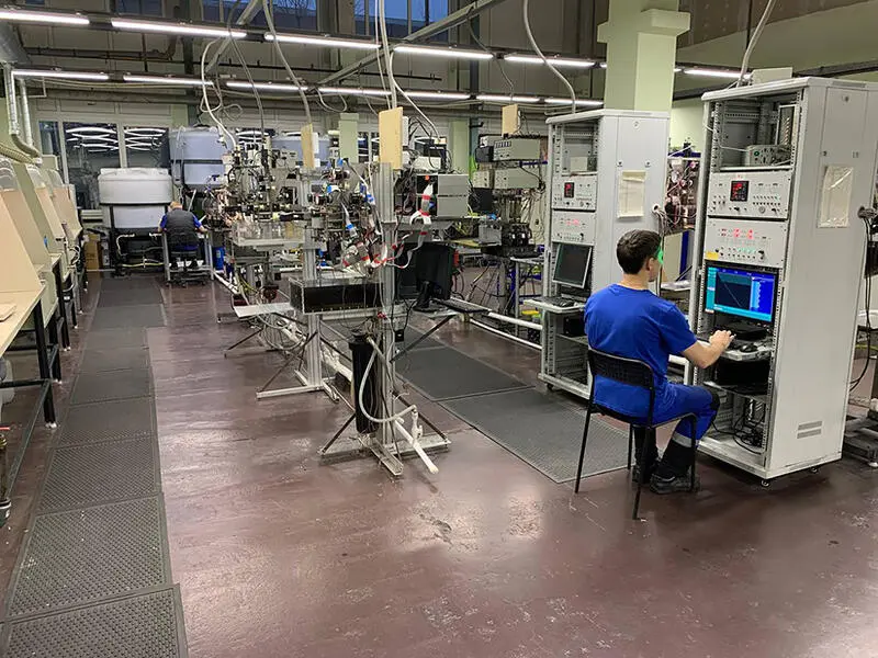 Manufacturing facility with cutting equipment